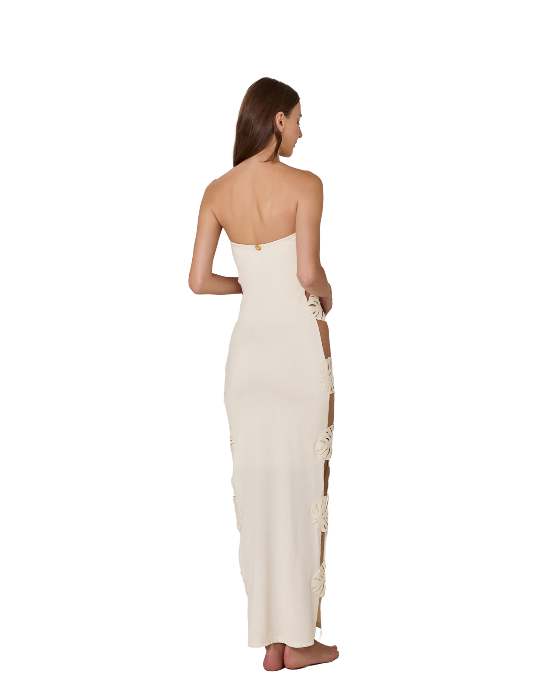HOJA ROTA STRAPLESS DRESS