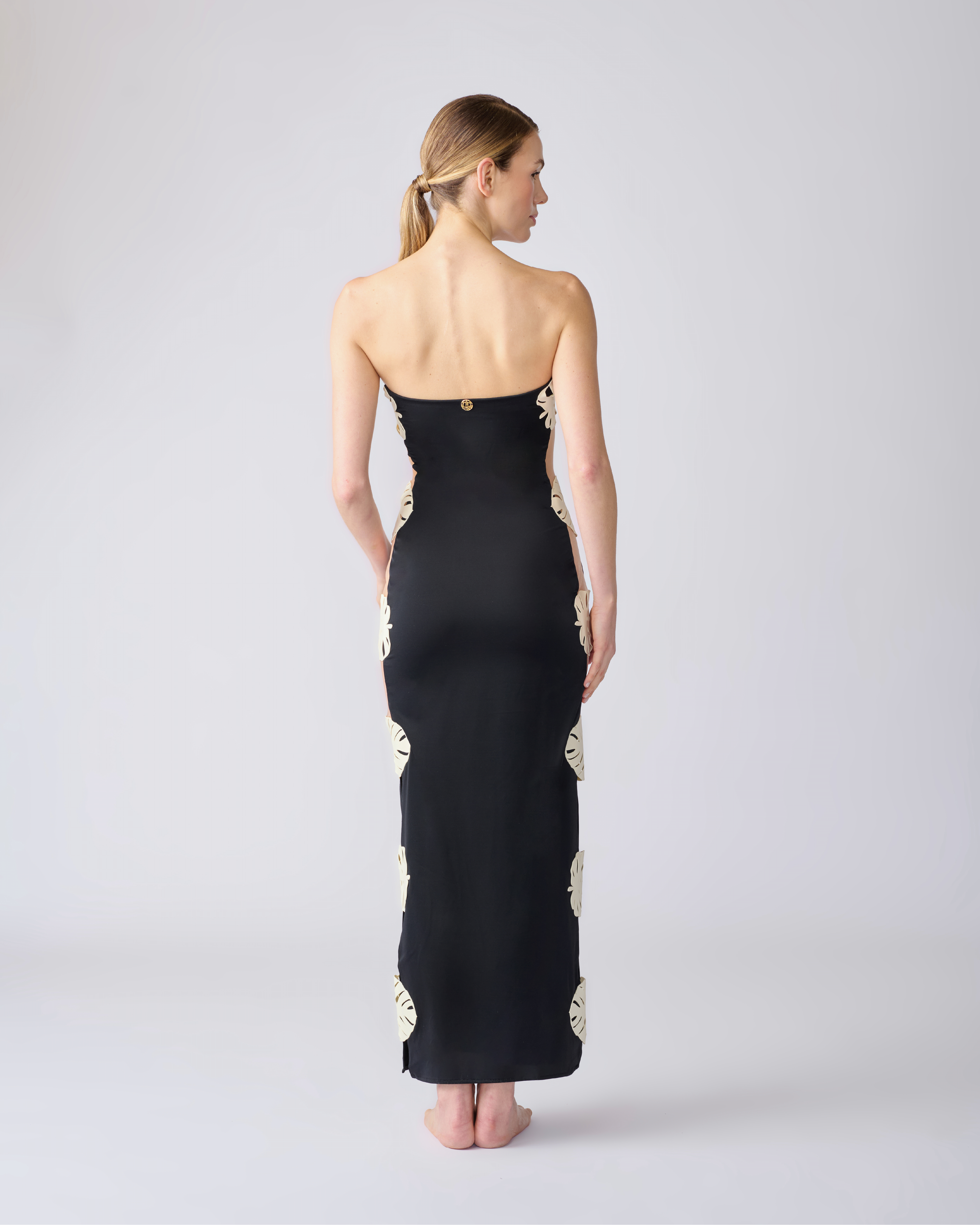 HOJA ROTA STRAPLESS DRESS