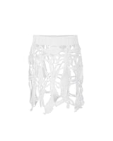 FLORES CROCHET MINI SKIRT