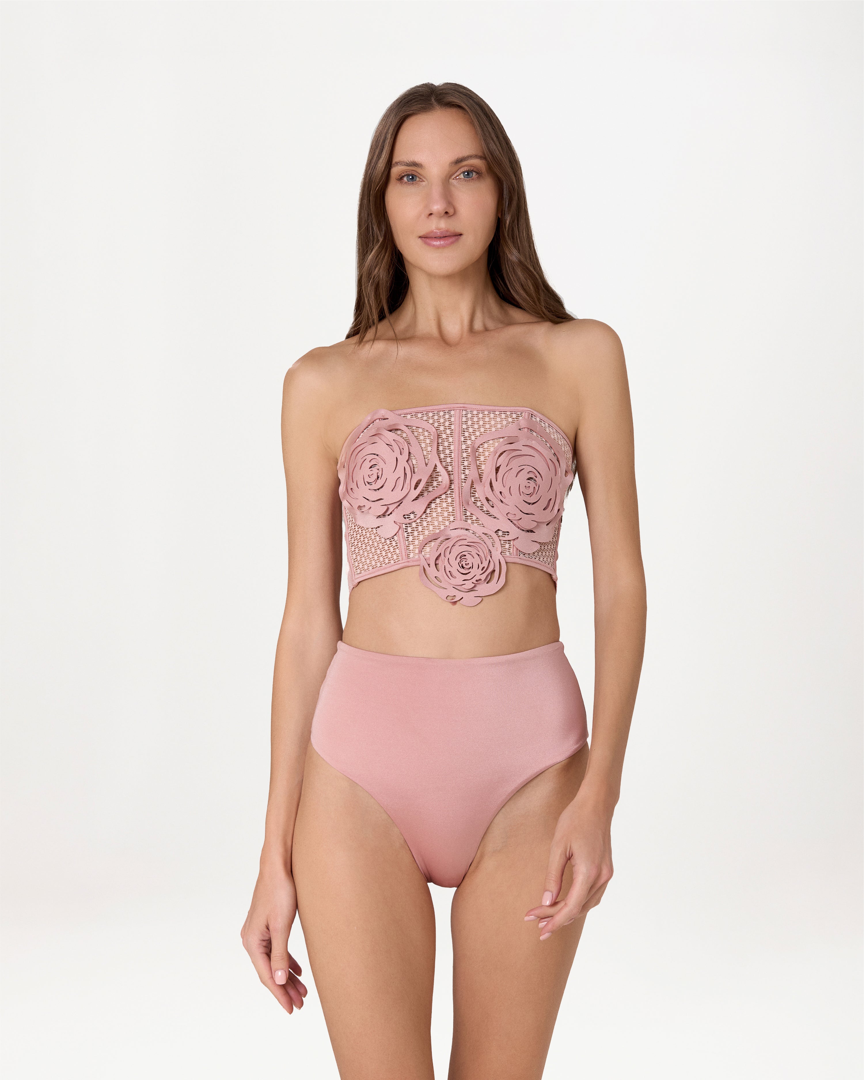 JARDIN DE ROSAS BIKINI TOP