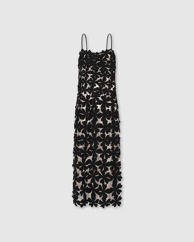 club monaco bolari dress Club Monaco Bolari Lace Midi Dress - Dark