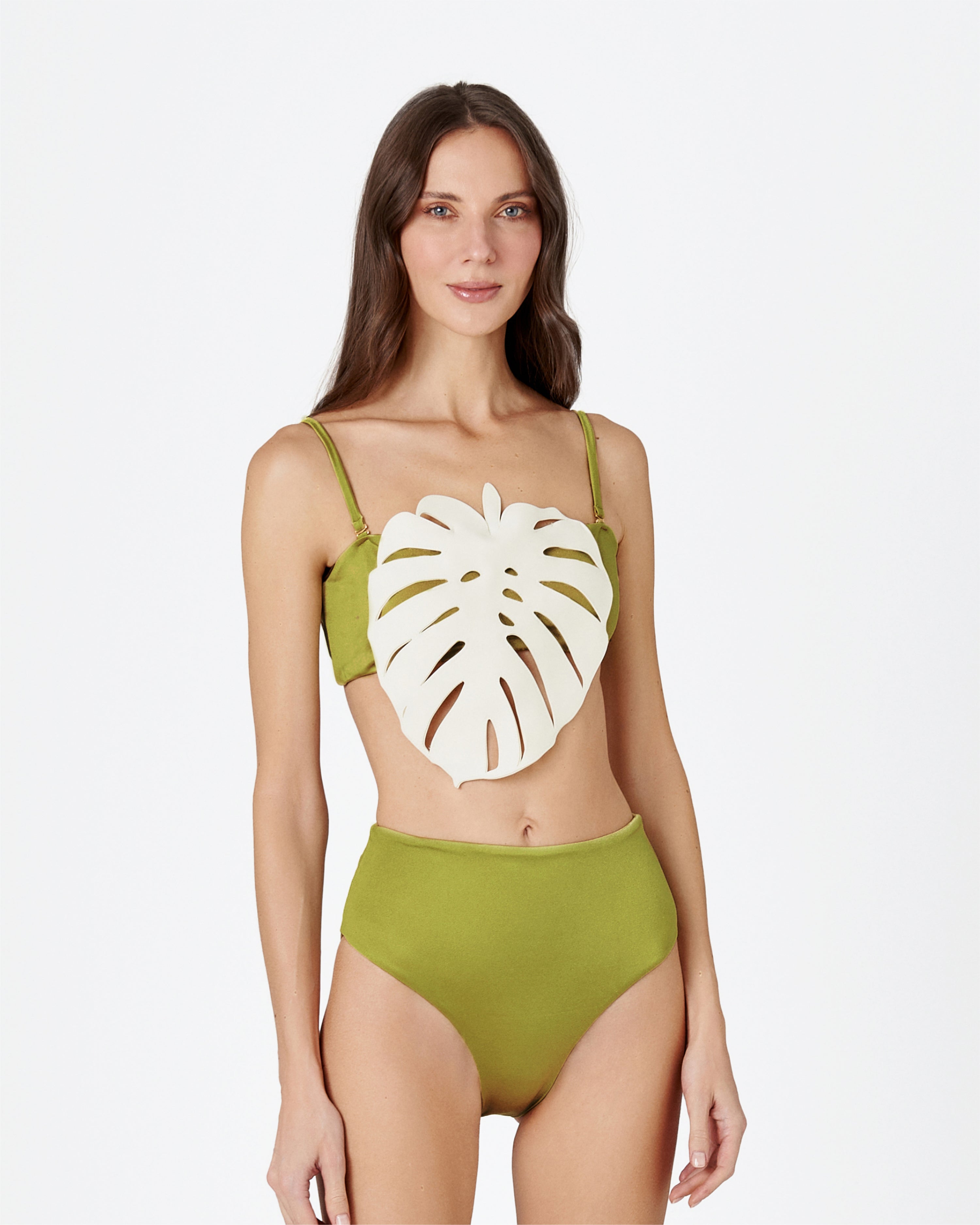HOJA ROTA BIKINI TOP