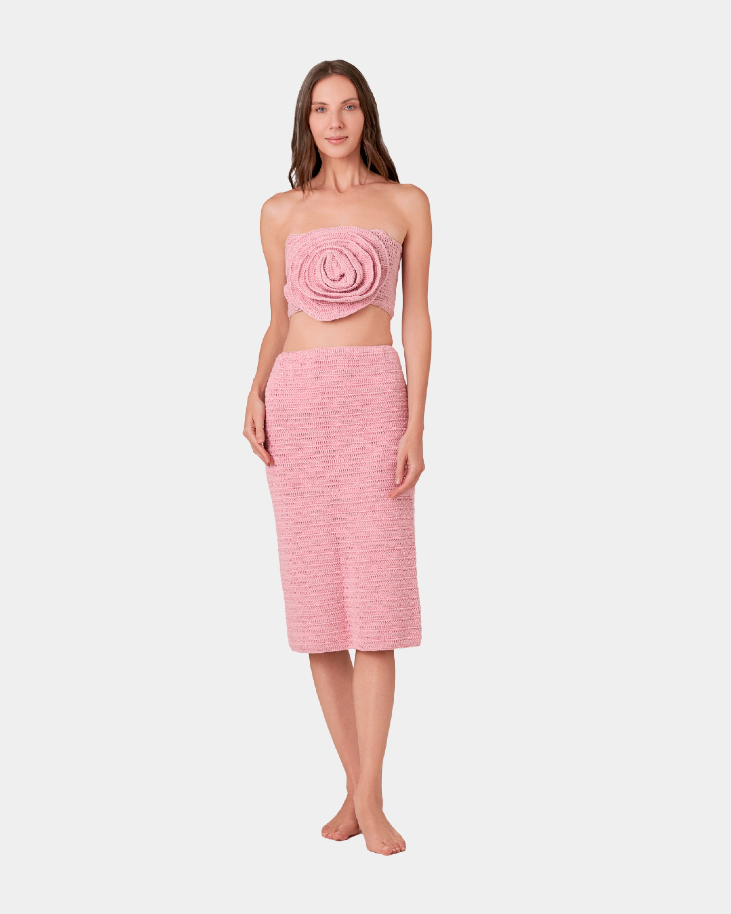 MAXI ROSE CROCHET TOP