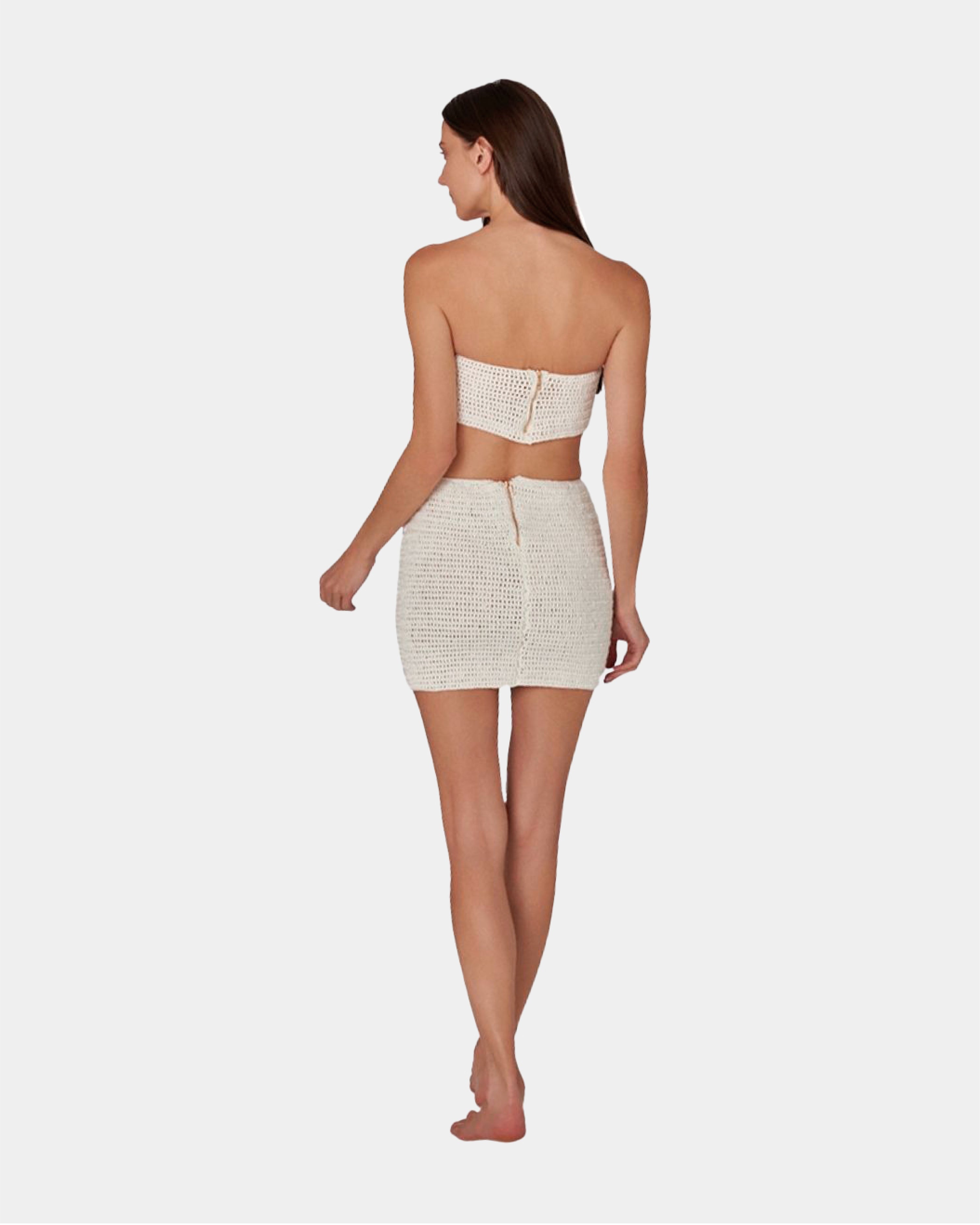 MINI CROCHET SKIRT