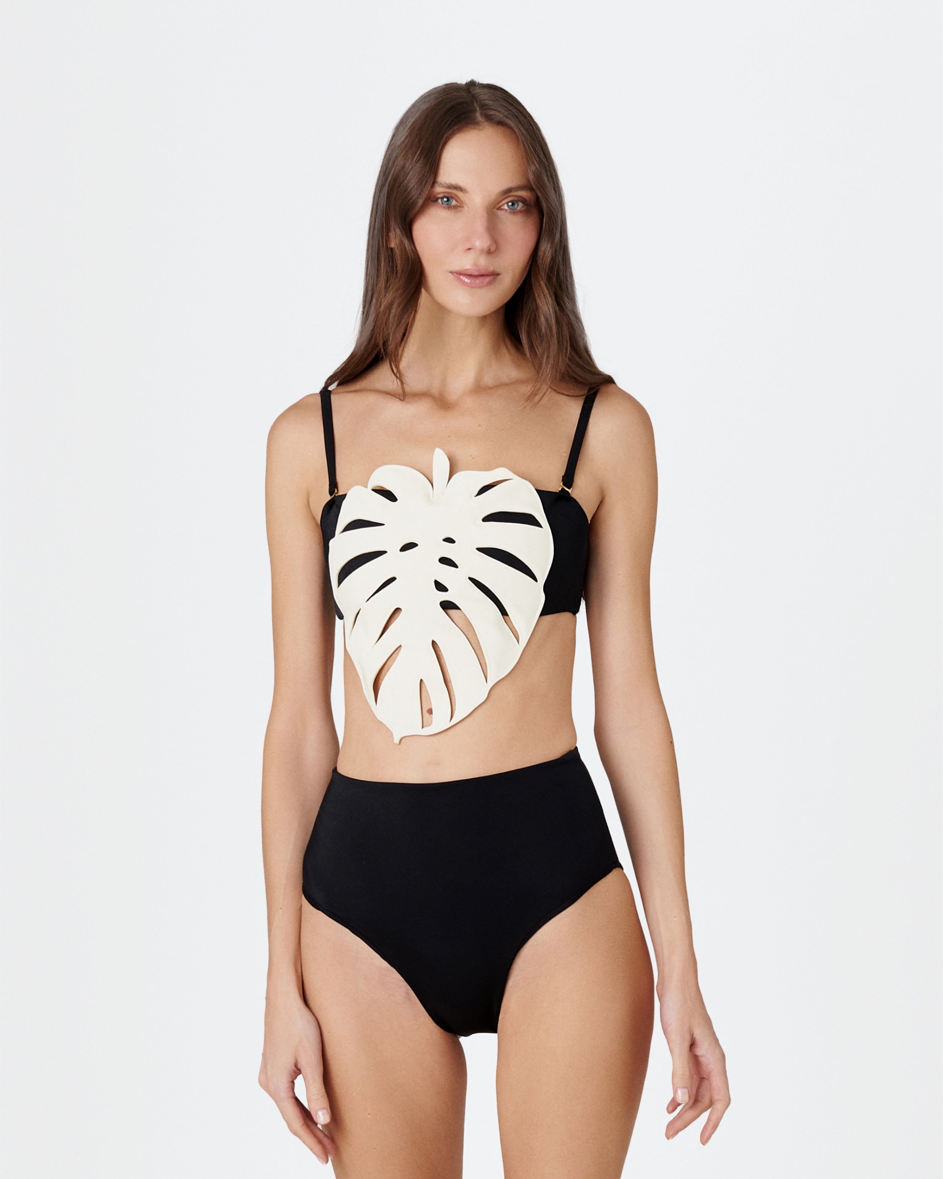 HOJA ROTA BIKINI TOP
