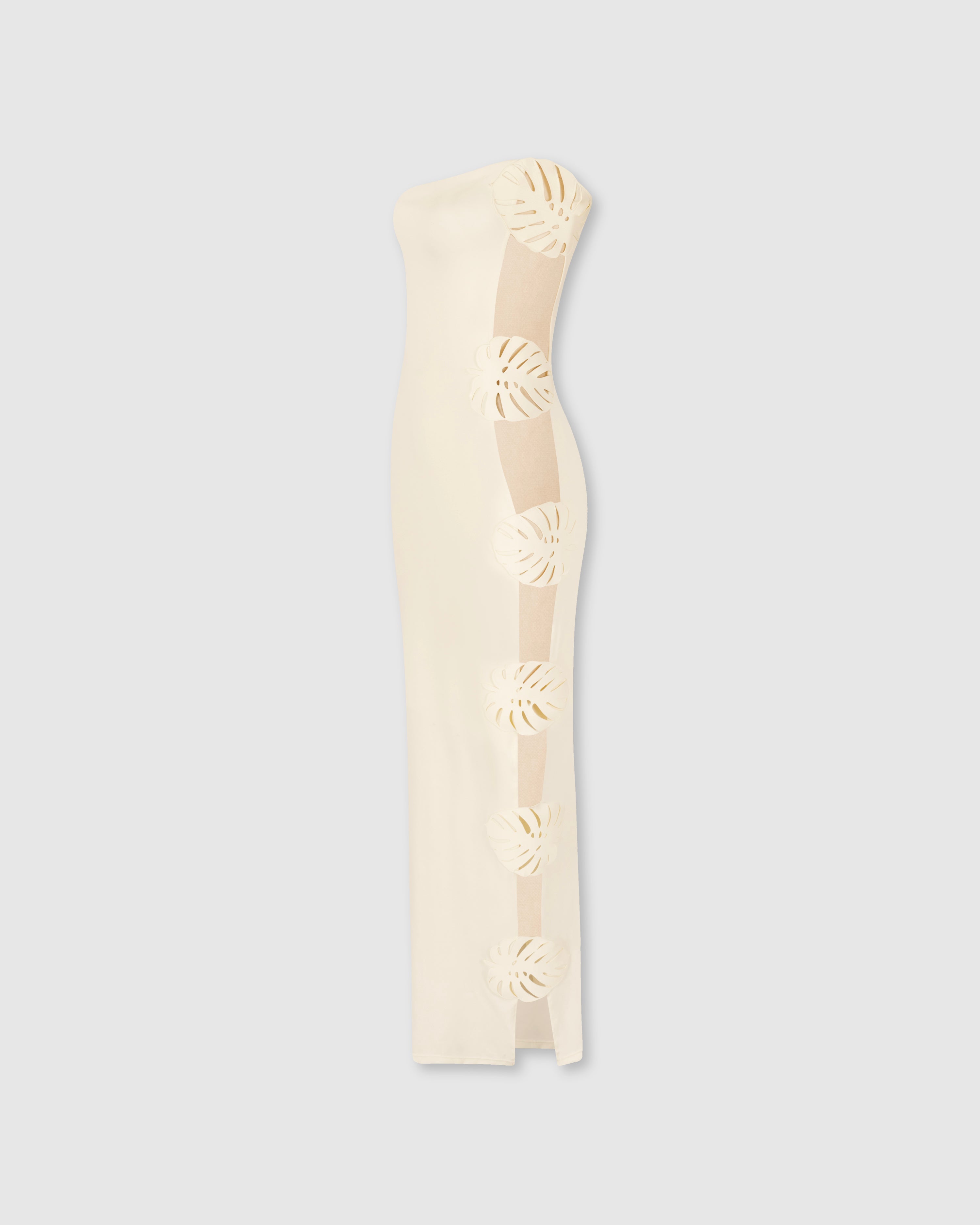 HOJA ROTA STRAPLESS DRESS